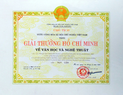 128 tác giả, đồng tác giả được trao Giải thưởng Hồ Chí Minh, Giải thưởng Nhà nước về VHNT năm 2022
